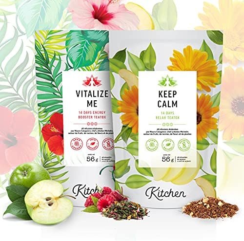 Thé Detox – Infusion – Cure Detox – 56 Sachets/Infusettes – Challenge 28 jours Thé Detox – Infusion – Cure Detox – 56 Sachets/Infusettes – Challenge 28 jours