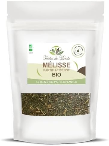 Tisane de Mélisse – Partie aérienne coupée – Origine France – Infusion Apaisante et Calmante – Tisane Bien-Être et Détox naturelles – 50g
